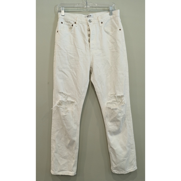 AGOLDE Riley High Rise Straight Crop in Slant Size 27 - Picture 1 of 11